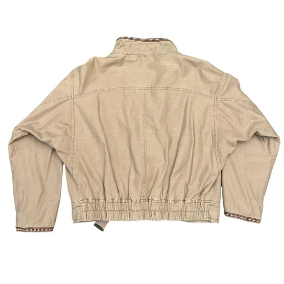 Free People Flight Line Bomber Jacket Size S - Picture 9 of 14